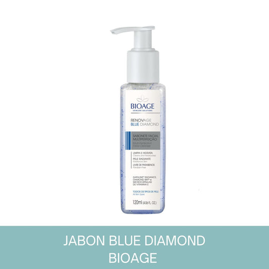 BIOAGE Jabón Blue Diamond. Con vitamina E