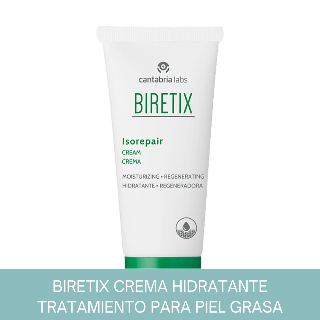 BIRETIX - Isorepair crema. Hidratante para piel grasa.