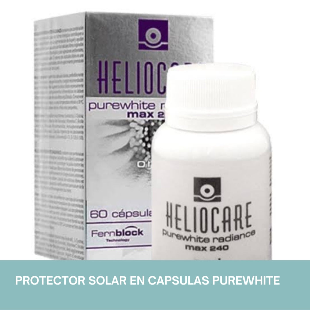HELIOCARE Protector solar en Cápsulas.PURE WHITE RADIANCE.