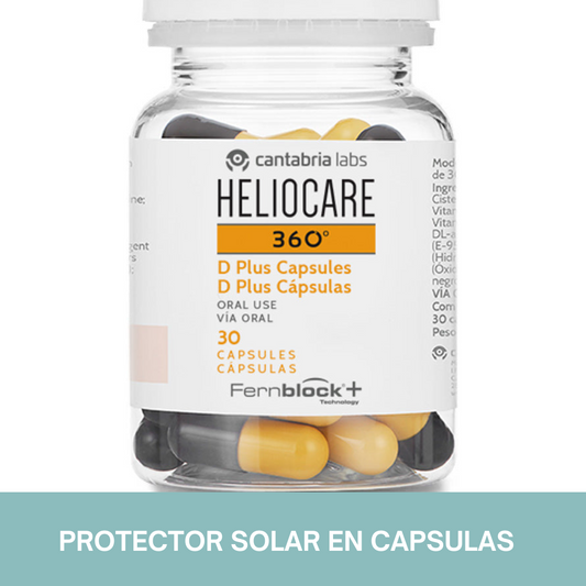 HELIOCARE.Protector solar en Cápsulas.  Con vitamina D y E. Sin gluten.